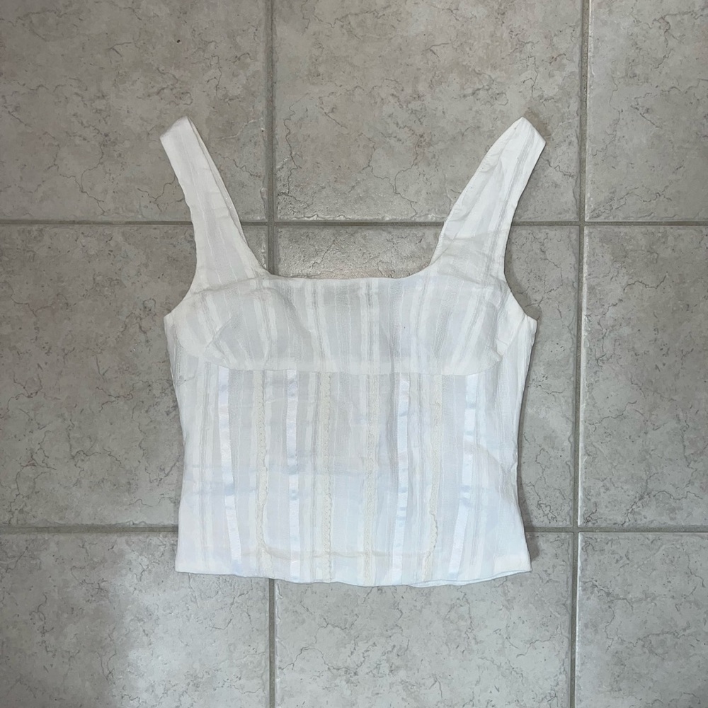 Princess Polly white corset top